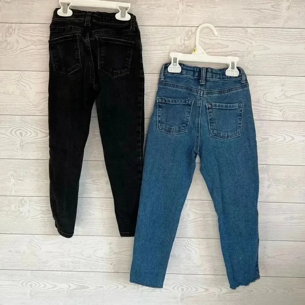 Art Class Girls' 2 pair distressed jeans Size 6